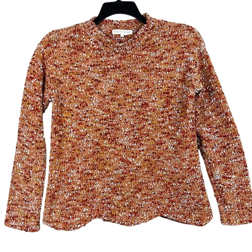 Madison + Hudson Long Sleeve Casual Pullover Multicolor‎ Sweater Womens Size S